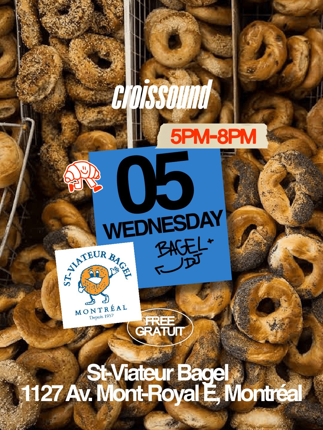 Croissound x Bagel Saint-Viateur
